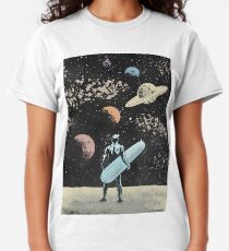 Silberner Surfer Classic T-Shirt