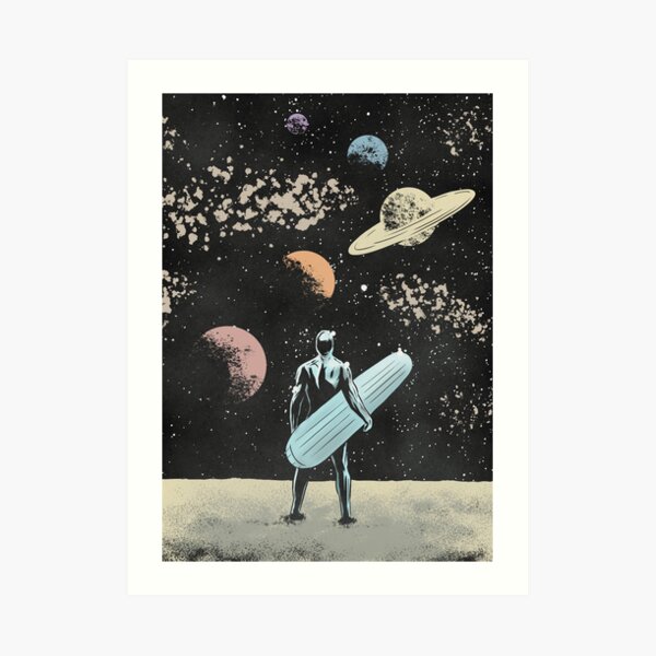 Silver Surfer Art Print