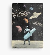 Silver Surfer Metal Print