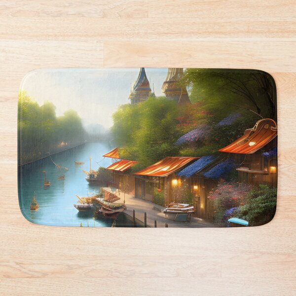 Item preview, River boats and canals designed and sold by dykerphotoart.