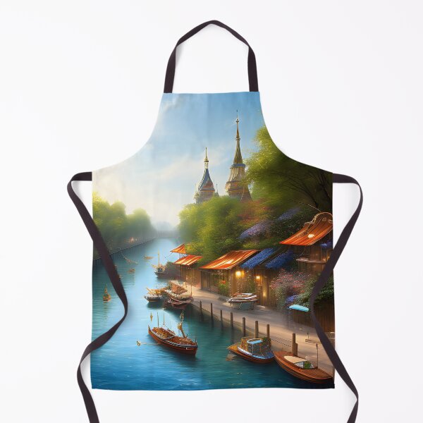Item preview, River boats and canals designed and sold by dykerphotoart.