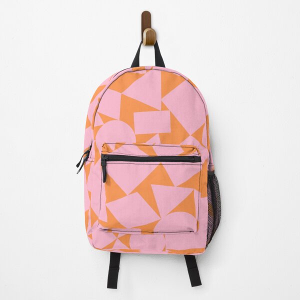 Item preview, Pastel Pink and Orange Geometric Shapes Pattern designed and sold by OneThreeSix.