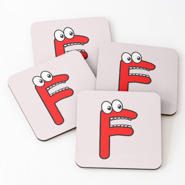 Item preview, letter F with googly eyes designed and sold by hendeJens.