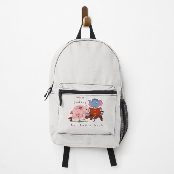 Item preview, Cute piggie elephant it´s a good day to read a book T-tee, Book Lover Print designed and sold by KesDesigns ⭐⭐⭐⭐⭐.