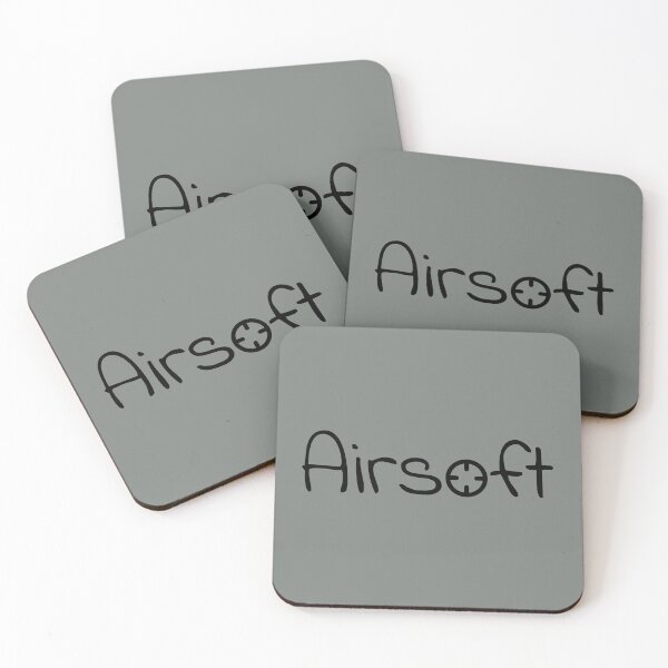 Item preview, Airsoft text with a crosshair, for airsoft lovers designed and sold by EmeraldeaArt.