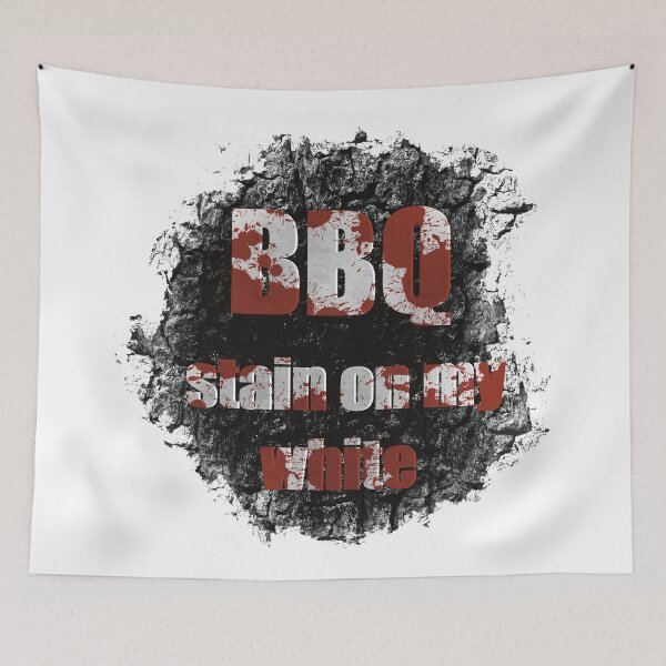 Item preview, BBQ stain on my white designed and sold by Xatutik.art.