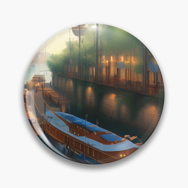 Item preview, River boats and canals designed and sold by dykerphotoart.