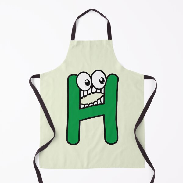 Item preview, Funny cartoon letter H with googly eyes designed and sold by hendeJens.