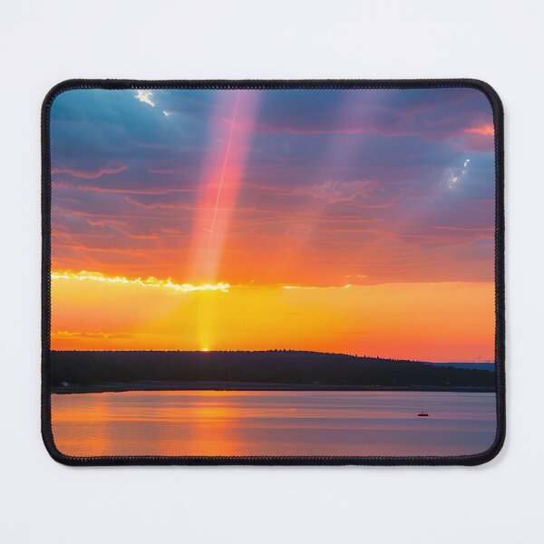 Item preview, Golden Hour A Spectacular Sunset with Heavenly Light Rays designed and sold by D3monic.