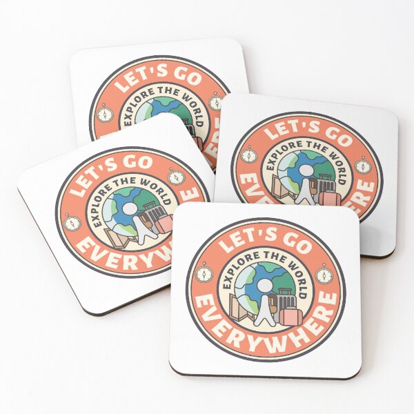 Item preview, let's go everywhere - Explore The World designed and sold by ArtShotss.