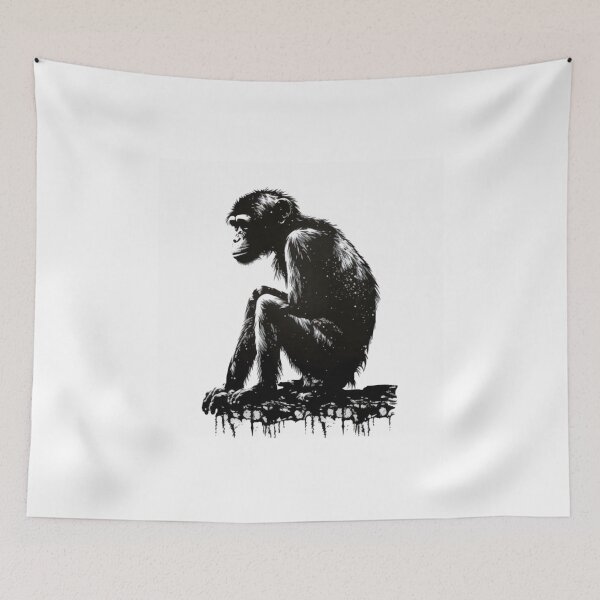 Item preview, Monkey Silhouette v3 designed and sold by warzin.