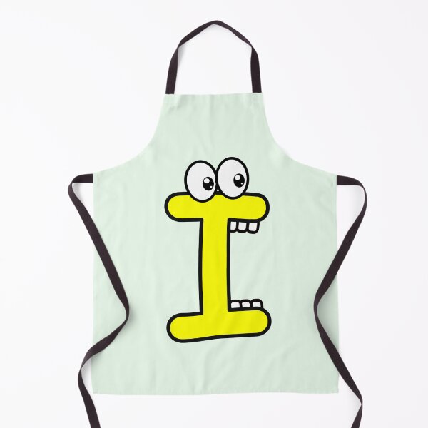 Item preview, Funny cartoon letter I with googly eyes designed and sold by hendeJens.