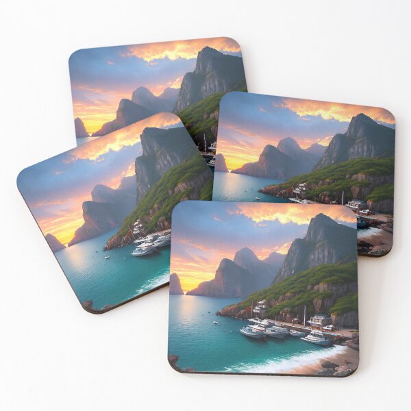 Item preview, Golden Light on the Water A Portside Dream designed and sold by D3monic.