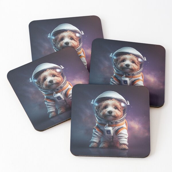 Item preview, Furry Astronaut: A Cute Puppy in Space Gear designed and sold by DoggyDevotion.