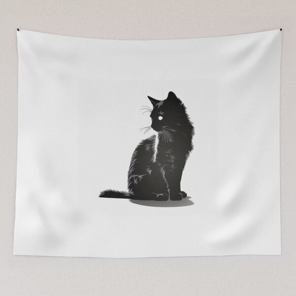 Item preview, cat silhouette designed and sold by warzin.