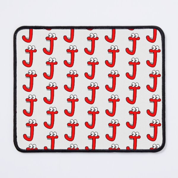 Item preview, Funny cartoon letter J with googly eyes designed and sold by hendeJens.