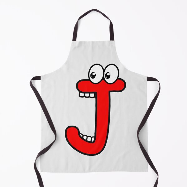 Item preview, Funny cartoon letter J with googly eyes designed and sold by hendeJens.