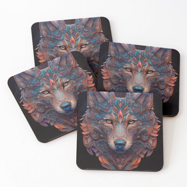Item preview, Wildlife Art | Wolf Portrait | Art Print | Apex Predators Collection designed and sold by Coded Canvas.
