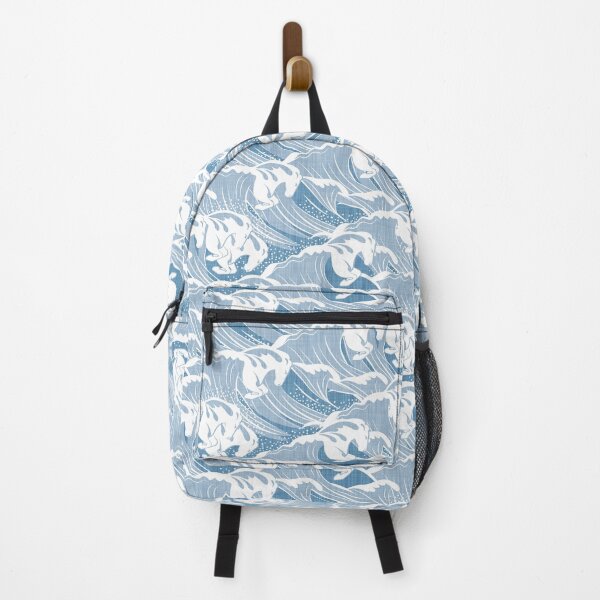 Item preview, White Horses - Simpatico Blue designed and sold by appleyards.