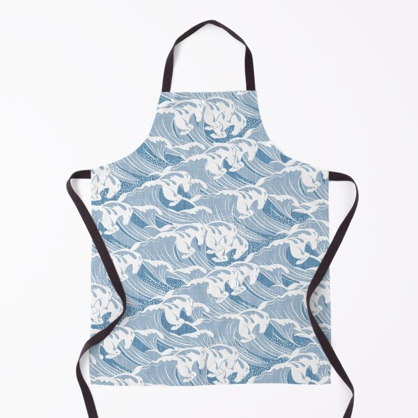 Item preview, White Horses - Simpatico Blue designed and sold by appleyards.