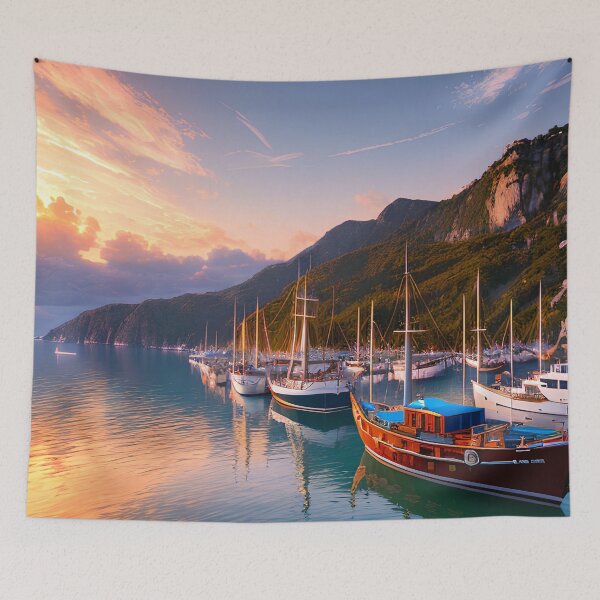 Item preview, Harbour Glow A Sunset Serenade designed and sold by D3monic.