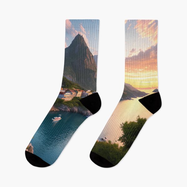 Item preview, Harbour Hues at Golden Hour designed and sold by D3monic.