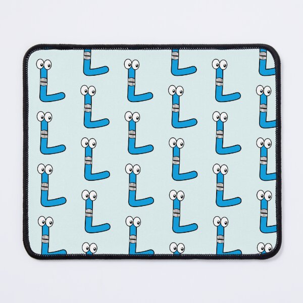 Item preview, Funny cartoon letter L with googly eyes designed and sold by hendeJens.