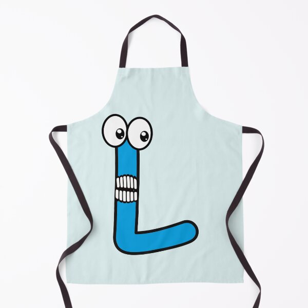 Item preview, Funny cartoon letter L with googly eyes designed and sold by hendeJens.