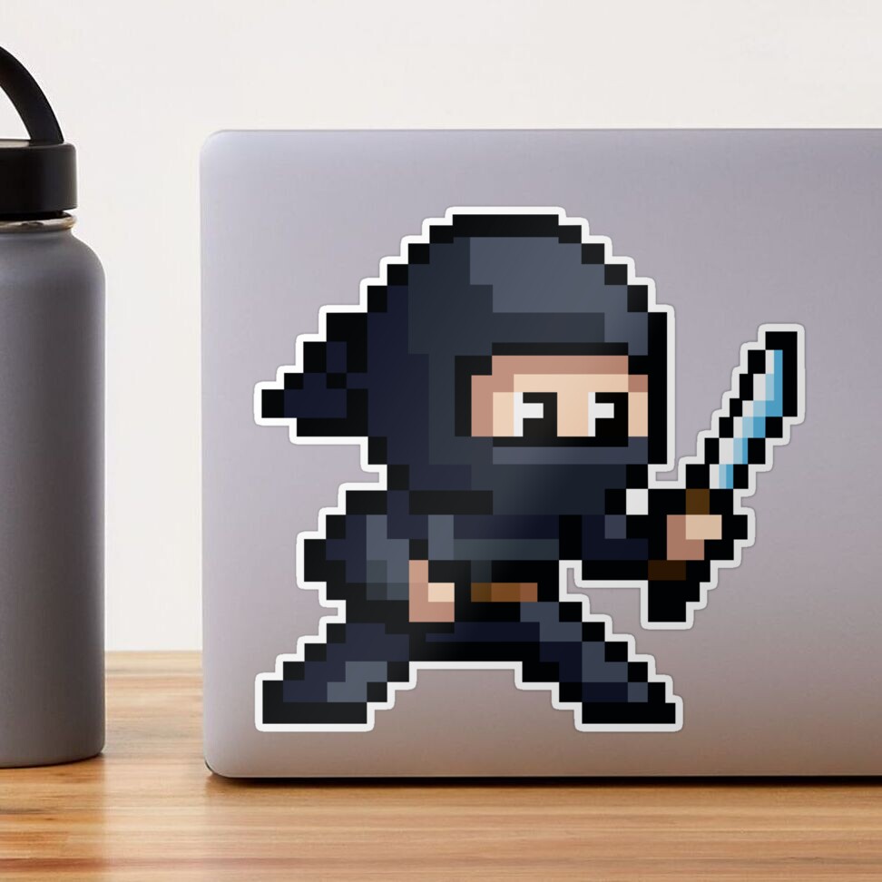 Ninja Pixel' Water Bottle