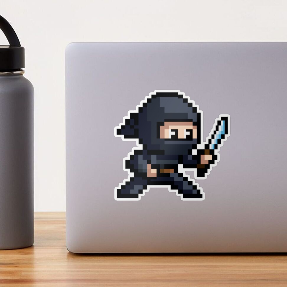 Ninja Pixel' Water Bottle