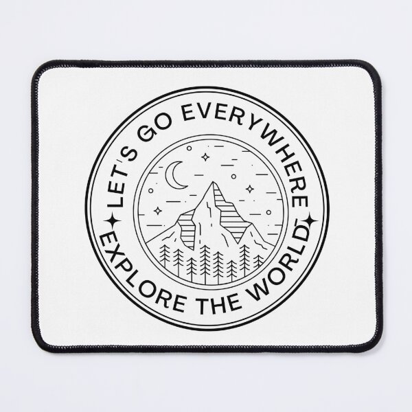 Item preview, let's go everywhere - Explore The World designed and sold by ArtShotss.