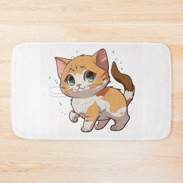 Item preview, cute cat cartoon designed and sold by warzin.