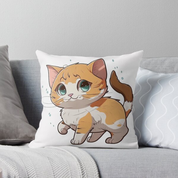 Item preview, cute cat cartoon designed and sold by warzin.