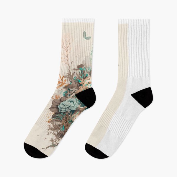 Item preview, Bloom Skull Digital Print | Soft Pastel Hues | Botanical Elements | Home Decor designed and sold by Coded Canvas.