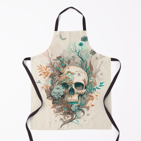 Item preview, Bloom Skull Digital Print | Soft Pastel Hues | Botanical Elements | Home Decor designed and sold by Coded Canvas.