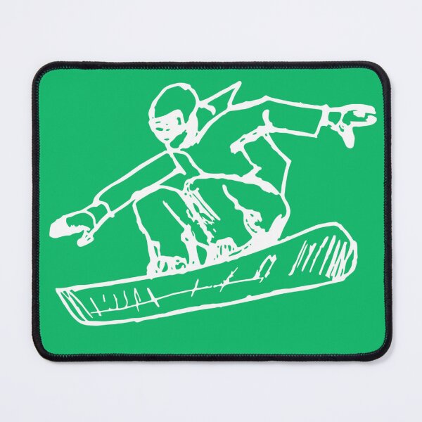 Item preview, Jumping snowboarder freestyler white gift designed and sold by TeeArtistry.