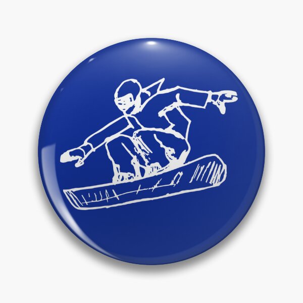 Item preview, Jumping snowboarder freestyler white gift designed and sold by TeeArtistry.