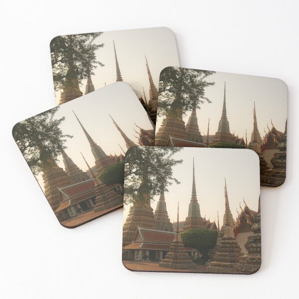 Item preview, Mosaic tiled Buddha stupas at Wat Pho temple. designed and sold by kall3bu.