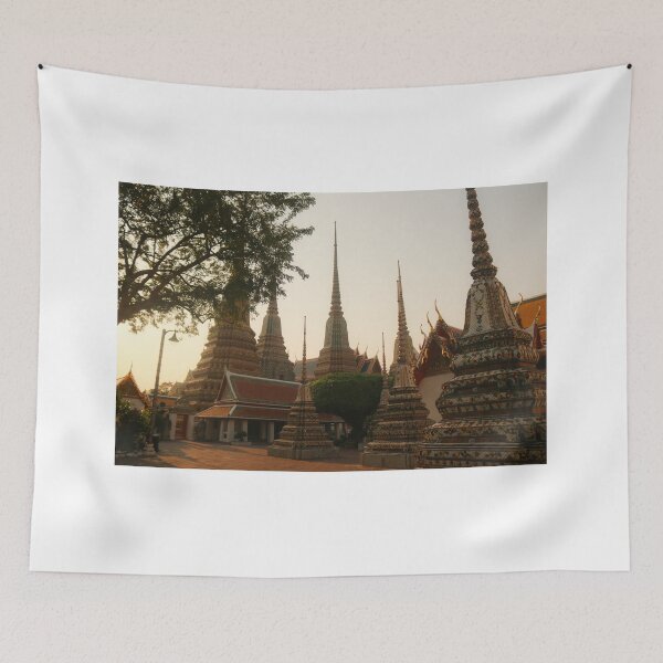 Item preview, Mosaic tiled Buddha stupas at Wat Pho temple. designed and sold by kall3bu.