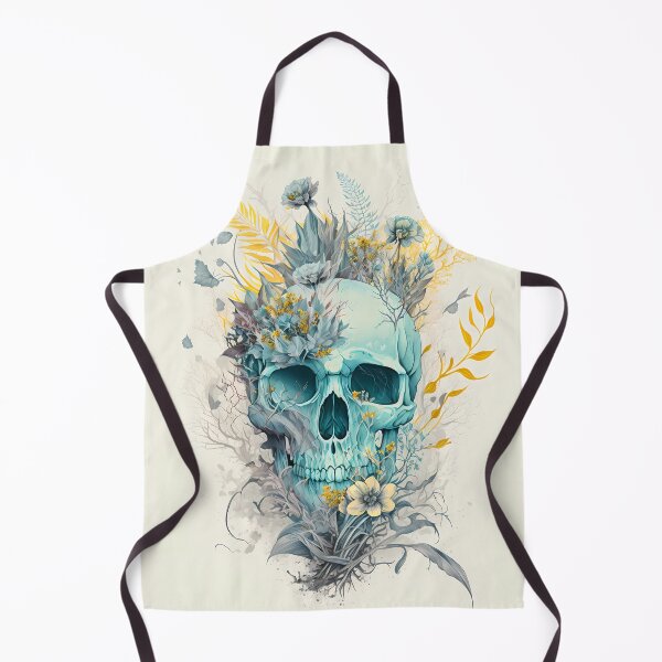 Item preview, Bloom Skull Digital Print | Vibrant Pastel Hues | Botanical Elements | Home Decor designed and sold by Coded Canvas.