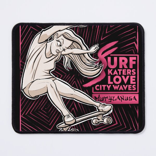 Item preview, Surfskaters love city waves designed and sold by motylanoga.