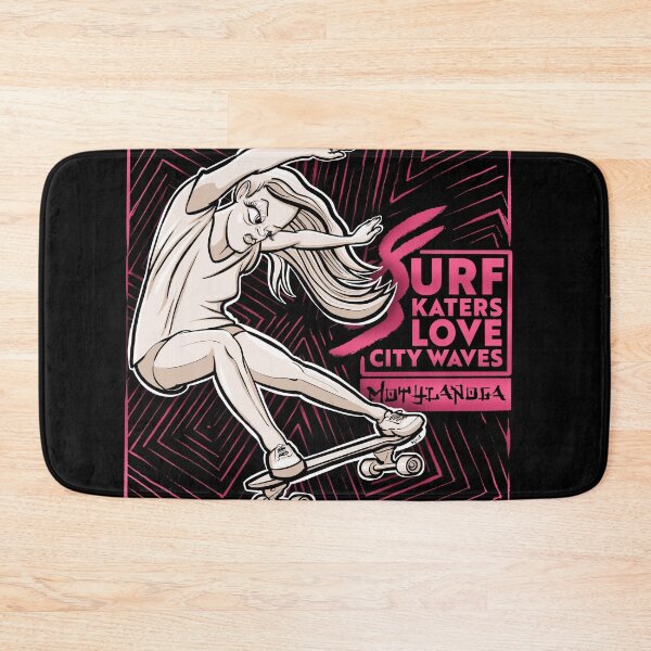 Item preview, Surfskaters love city waves designed and sold by motylanoga.