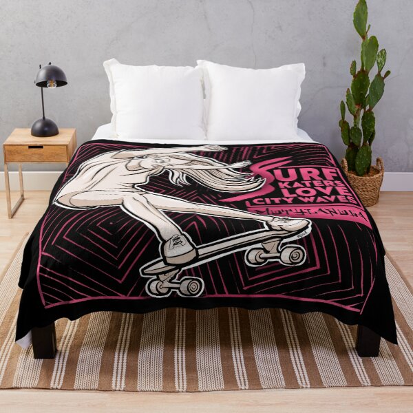 Item preview, Surfskaters love city waves designed and sold by motylanoga.