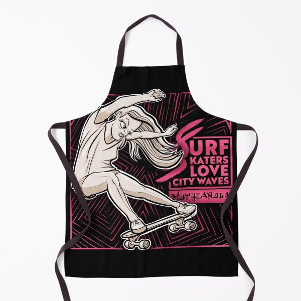 Item preview, Surfskaters love city waves designed and sold by motylanoga.