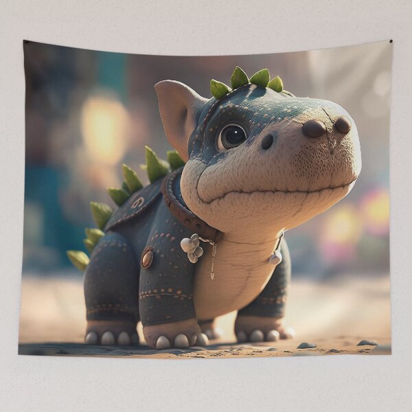 Item preview, Cute Baby Dino designed and sold by AIWanderer.