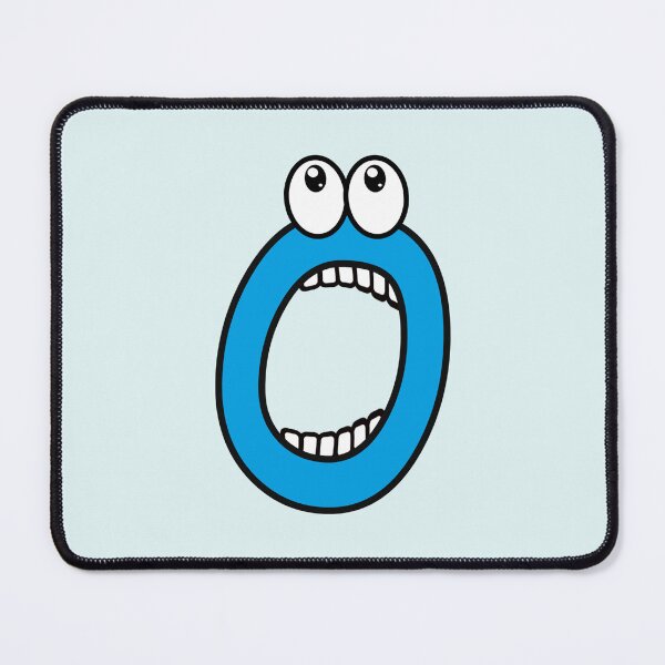 Item preview, Comic letter O with googly eyes designed and sold by hendeJens.