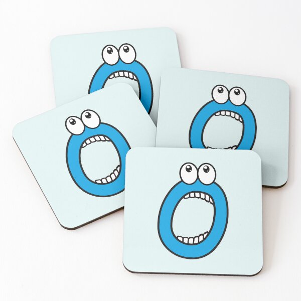 Item preview, Comic letter O with googly eyes designed and sold by hendeJens.