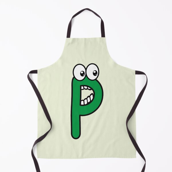 Item preview, Funny cartoon letter P with googly eyes designed and sold by hendeJens.