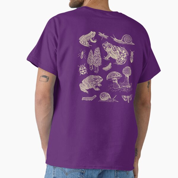 Item preview, Goblincore Vintage Biology: Nature Lover's Collection of Frog, Mushroom, Snail, and Moth Insects for Science and Natural History Fan designed and sold by MinistryOfFrogs.