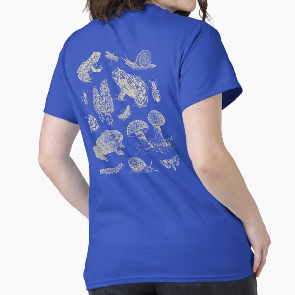 Item preview, Goblincore Vintage Biology: Nature Lover's Collection of Frog, Mushroom, Snail, and Moth Insects for Science and Natural History Fan designed and sold by MinistryOfFrogs.